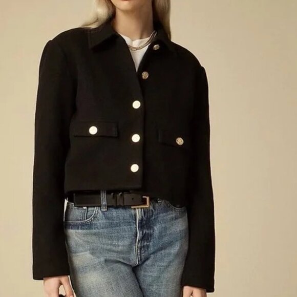 J. Crew Jackets & Blazers - J. Crew Cropped lady jacket Size XL